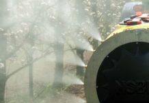 Irroratrice per impianti a spalliera