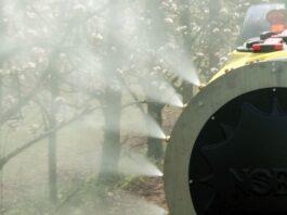 Irroratrice per impianti a spalliera