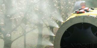 Irroratrice per impianti a spalliera