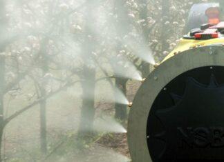 Irroratrice per impianti a spalliera