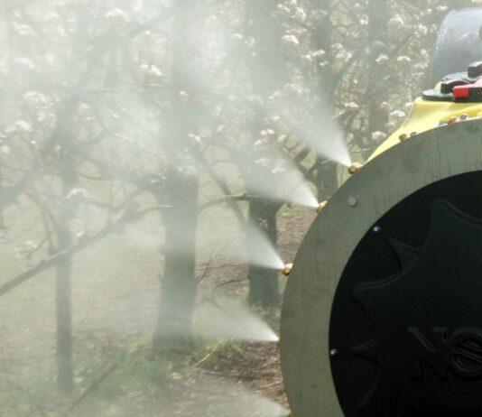 Irroratrice per impianti a spalliera