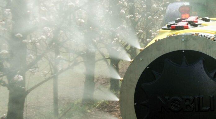 Irroratrice per impianti a spalliera