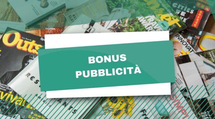 Credito di Imposta Bonus Pubblicità 2021