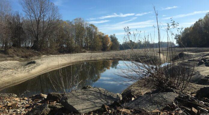 La magra invernale pesa già ora sulle portate del PO a quota -21%