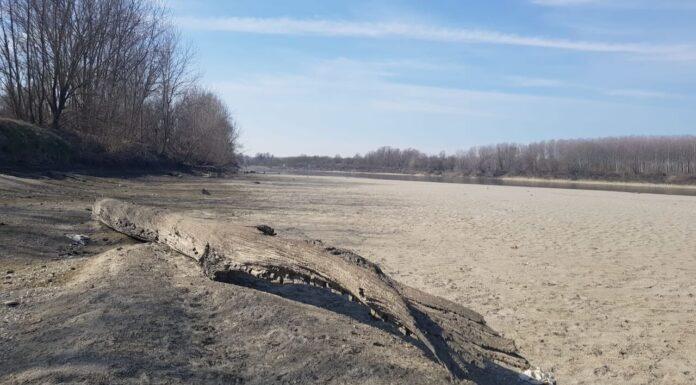 Fiume Po-Pianura Padana: la crisi idrica peggiora ed è grave.