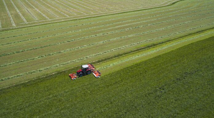 Falciacondizionatrici con raggruppatore d’andana a tappeto Kuhn FC 9330 RA (Video)