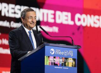 “Dentro la Costituzione” Draghi al Meeting di Rimini: un discorso vuoto e falso sul gas