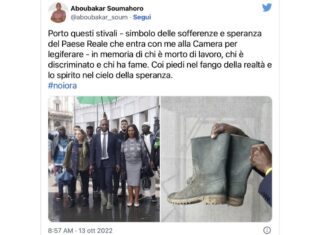 Il fango, dai piedi è passato alla testa.