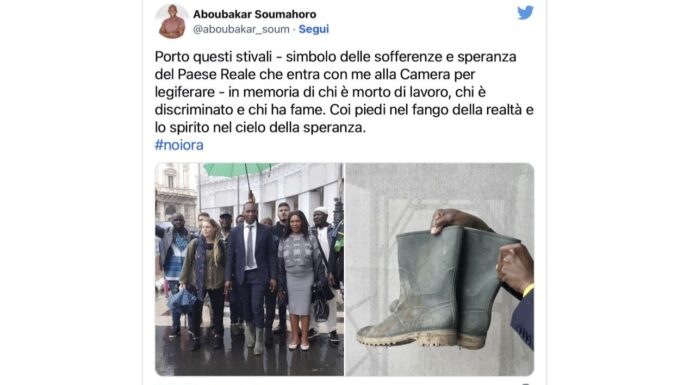 Il fango, dai piedi è passato alla testa.