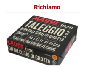 Alert. Taleggio Mauri ritirato per rischio microbiologico