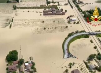 Maltempo. In Emilia-Romagna salgono a 23 i fiumi e corsi d’acqua esondati e sono 41 i Comuni coinvolti.