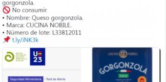 Allerta UE per presenza di Listeria.