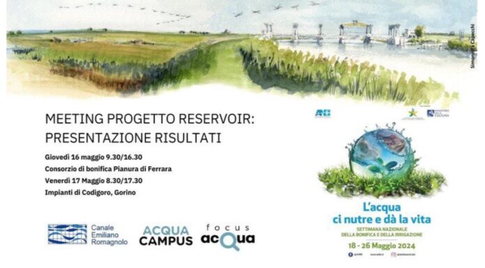 Al via la Settimana Nazionale della Bonifica e dell’irrigazione 2024