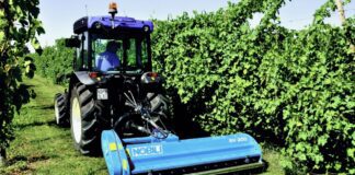 Prova in campo della trincia BV serie 100 di Nobili spa – (VIDEO)