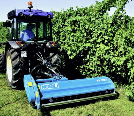 Prova in campo della trincia BV serie 100 di Nobili spa – (VIDEO)