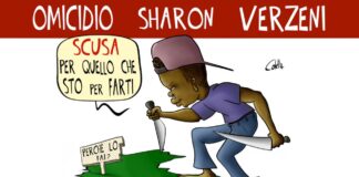 La vignetta della settimana… “Omicidio Sharon, nessun movente”