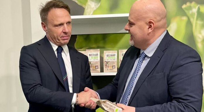 SANA 2025. Il Ministro Lollobrigida allo stand COPROB