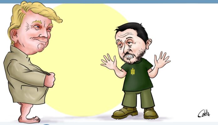 01.Incontro Trump-Zelensky (giornale)