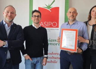 ASIPO premiata da SGS: certificato di eccellenza alla più grande OP del pomodoro d’Europa