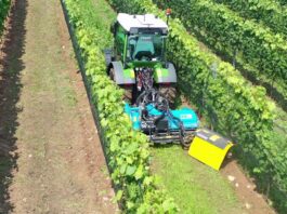 Nobili spa DM 5010 a Enovitis 2025: ottimale per il diserbo meccanico interfilare.