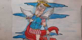 L’Arcangelo “Donald” disceso sulla terra.