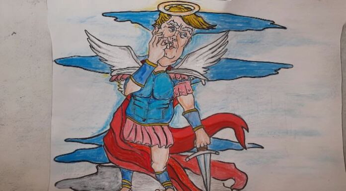 L’Arcangelo “Donald” disceso sulla terra.