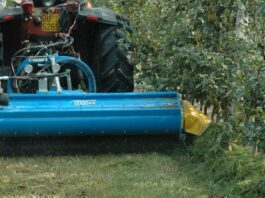 Nobili brevetti. La trincia SDS ideale per le lavorazioni nei vigneti e frutteti inerbiti. (Video)
