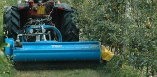 Nobili brevetti. La trincia SDS ideale per le lavorazioni nei vigneti e frutteti inerbiti. (Video)