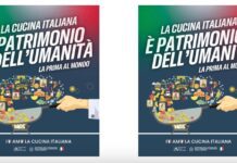 La Cucina Italiana è “Patrimonio Immateriale dell’Umanità dall’UNESCO”.