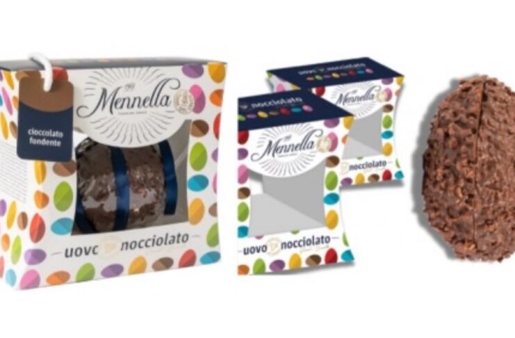 Allergene glutine non dichiarato in etichetta in tre lotti di uova di Pasqua nocciolate Mennella.