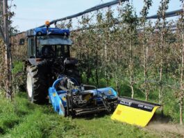 Nobili spa. Il diserbo meccanico nei campi agrivoltaici e non solo.