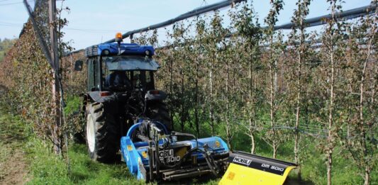 Nobili spa. Il diserbo meccanico nei campi agrivoltaici e non solo.