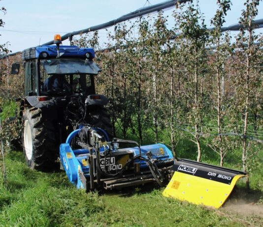 Nobili spa. Il diserbo meccanico nei campi agrivoltaici e non solo.