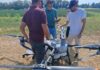 All’azienda Cotti di Pilastro i nutrienti per pomodoro e medica arrivano dal cielo