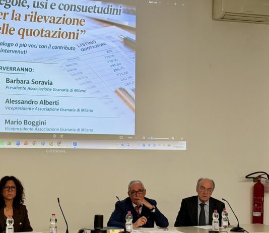Listini Commodities. Il caso Associazione Granaria di Milano.