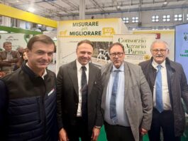 Il Ministro Dell’Agricoltura Lollobrigida in visita allo stand del Consorzio Agrario di Parma a Fazi 2026
